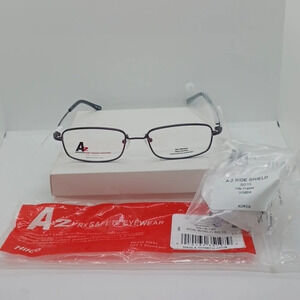 NWT UNISEX A-2 SAFETY GLASSES SG604 GUNMETAL